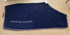 トミー　Tommy Hilfiger フリース　馬着　コブサイズ　M ネイビー