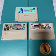 スーパーはファミコン　ロックマンx 1.2.3 ３点セット