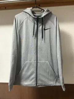 Nike フルジップ フード付きジャケット グレー