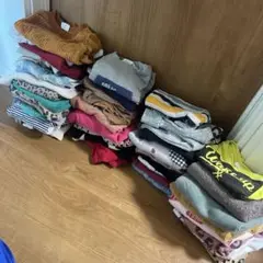 約40着　80〜100サイズ　冬服トレーナーロンTまとめ売り