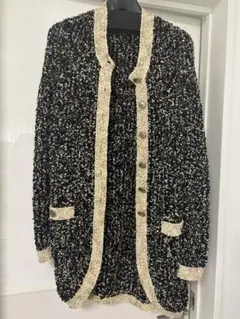 美品 CHANEL ロングカーディガン シャネル