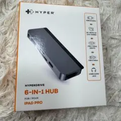HyperDrive iPad Pro用 6-in-1 Hub ハイパー　ハブ