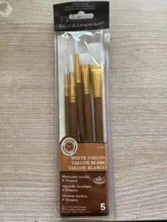 Royal & Langnickel ホワイトタクロンブラシ 5本セット