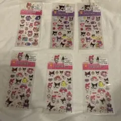 サンリオ　クロミちゃん　マイメロ　ポムポムプリン　シナモンロール　シールセット