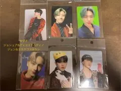 セブチカード6枚ジョシュア&ディ8&ディノ&ジュン&エクスプス＆ホシ