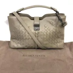 【BOTTEGA VENETA】イントレチャート ナポリ 2WAYハンドバッグ