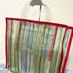 CEPOセポシースルートロピカルストライプサマーバック大きいマザーバックスクバ