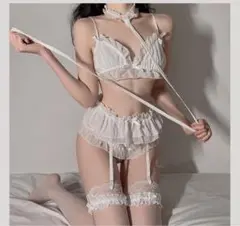 セクシーランジェリーコスチューム透け透け お得な5点 アミタイツプレゼント