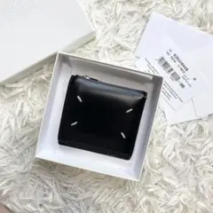 【美品】マルジェラ バイフォールド ポッパーウォレット 4ステッチ 二つ折り財布