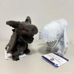 新品 ゆる☆ぎ☆お～ ぬいぐるみマスコット 真紅眼の黒竜 青眼の白龍 2種セット