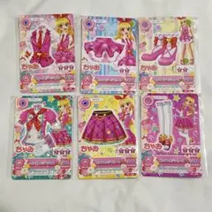 アイカツカード ピンクステージ　ピンクトルテ 6枚セット　星宮いちご