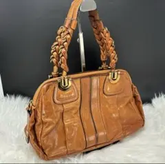 極美品！お買い得！クロエ Chloe バッグ エロイーズ 黒 美品 クロエ Chloe トートバッグ エロイーズ レザー ブラック 黒