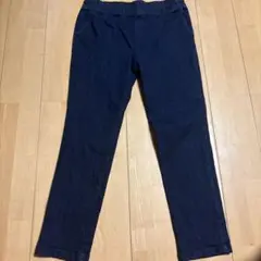 AZULストレートデニムパンツ ダークブルー