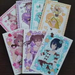 2.5次元の誘惑、ミニフォトカード、リリサ、美花莉、ノノア、アリア　7枚