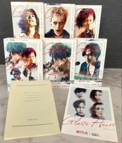 ラスト２個！文庫版「グラスハート」全6巻セット 小冊子付き特製両面カード付希少品