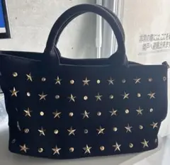 Ray BEAMS 星型スタッズ ハンドバッグ