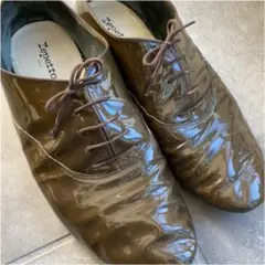 レペット メンズ zizi 45サイズ エナメル カーキ