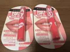 【新品•未使用】メイベリン ベイビーリップ ローズピンク