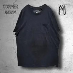 a131　【COPPER&OAK】　Tシャツ　ダークネイビー　M　着心地　輸入T