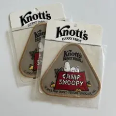 Knott's Berry Farm Snoopy ワッペン 2枚セット