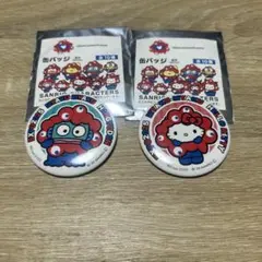 ランダム缶バッチ　万博内ショップ購入サンリオ
