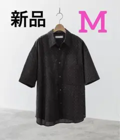 WYM LIDNM EMBROIDERY SHEER SHIRT