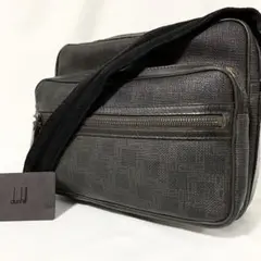 良品✨ ダンヒル　ディーエイト　ショルダーバッグ　総柄　クロスボディ　ブラウン