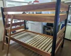 ★イイダベッド 木製二段ベッド 203cm 関東地方限定♫