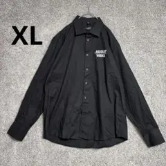 2766 新品 長袖シャツ XL 黒 メンズ 大きいサイズ ユニセックス