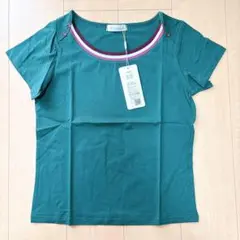 【新品・未使用】グリーン 半袖Tシャツ Sサイズ