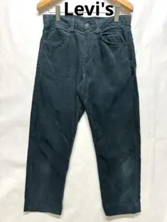 Levi's リーバイス ダークグリーン talonジップ コーデュロイ W30