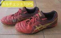 ASICS カルチェットTOP5 赤金 27.5cm