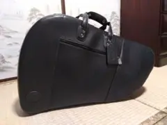 フレンチホルンワンピースケース□ 黒 レザー フレンチホルンケース ワンピース | 【クロサワ楽器店オンライン