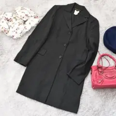 PATRIZIA PEPE パトリツィアペペ 40 ロングコート L 黒 美品