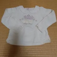 メゾピアノ　　ビジュー付きカットソー120