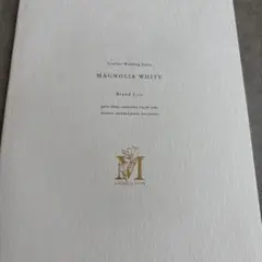 MAGNOLIA WHITE ウェディング雑誌