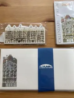 カサ・ミラ ガウディ バルセロナ 限定 マグネット メタルしおり ステンドグラス カサ・ミラ ガウディ バルセロナ 限定 マグネット メタルしおり