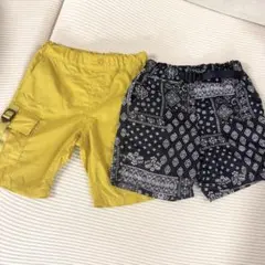 120 男の子ハーフパンツセット