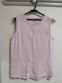 Hanes ピンク タンクトップ F (M-L)