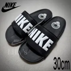 【新品未使用】NIKEサンダル　オフコートスライド　黒白　30cm