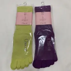 新品 チャコット rasox 5本指 ソックス 靴下 23〜25 ヨガ