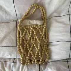 ビーズメッシュショルダーバッグ