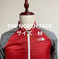 THE NORTH FACE ジップアップジャケット レッド/グレー