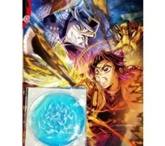 鬼滅の刃 無限城 第4弾キービジュアルイラストボード & 童磨 蓮葉氷 保冷剤