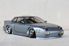 ABCホビー製　ゼロワンスーパーボディ　180sx後期純正風古口仕様　半目 ABCホビー 67137 01スーパーボディ ニッサン 180SX：ラジコン