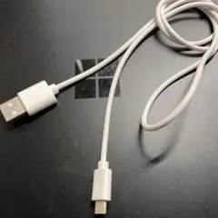 USB-A to USB-Cケーブル ホワイト