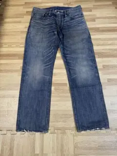 RRL ダークブルー ストレートデニム