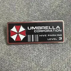 5cm umbrella corporation level 3ピンズバッジ