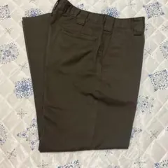 ブラウン Dickies ディッキーズ ワークパンツ w33 874