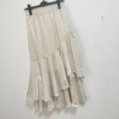 アルシーヴ グロッシーアシメフリルティアードスカート.9